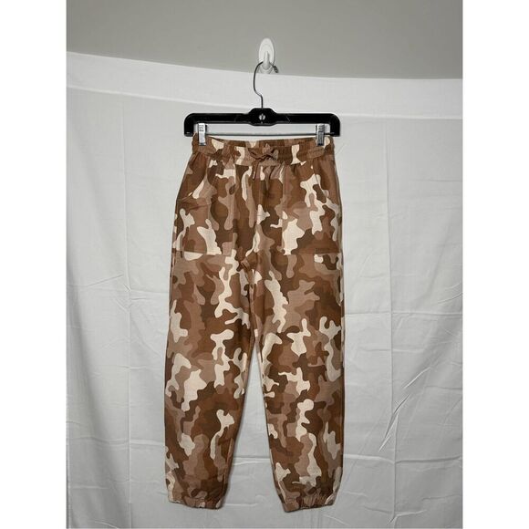 Lands end camo jogger sweat pants size 10/12 C34-14 - Picture 1 of 3